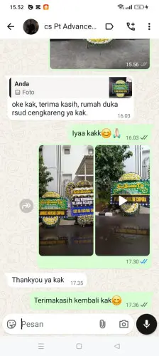 Testimonial Papan Bunga Pernikahan sindangmulya